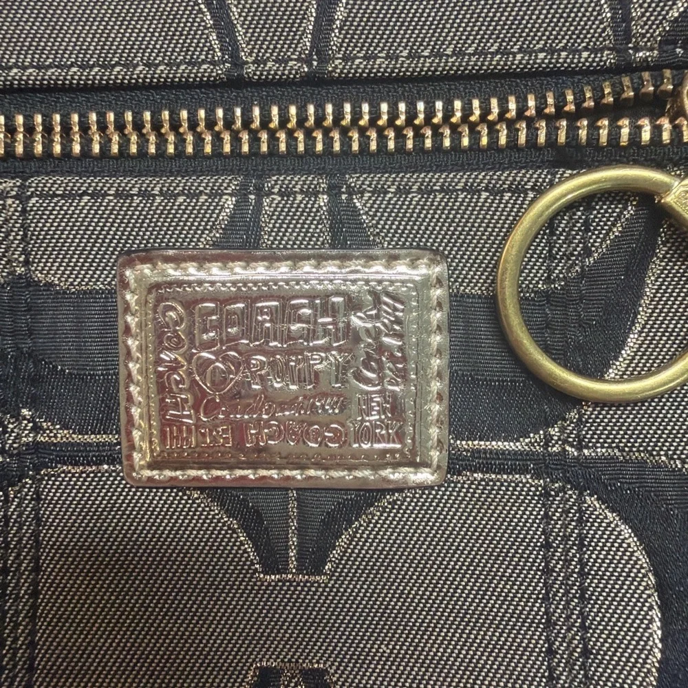 Coach black grey